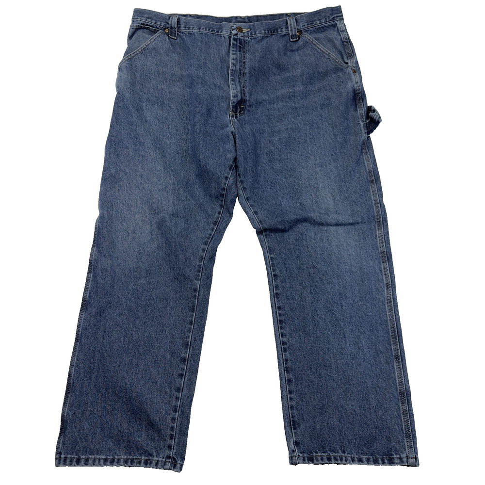 Wrangler Carpenter‎ Jeans Mens 42x30 Utility Workwear Hammer Loop Tool Pockets